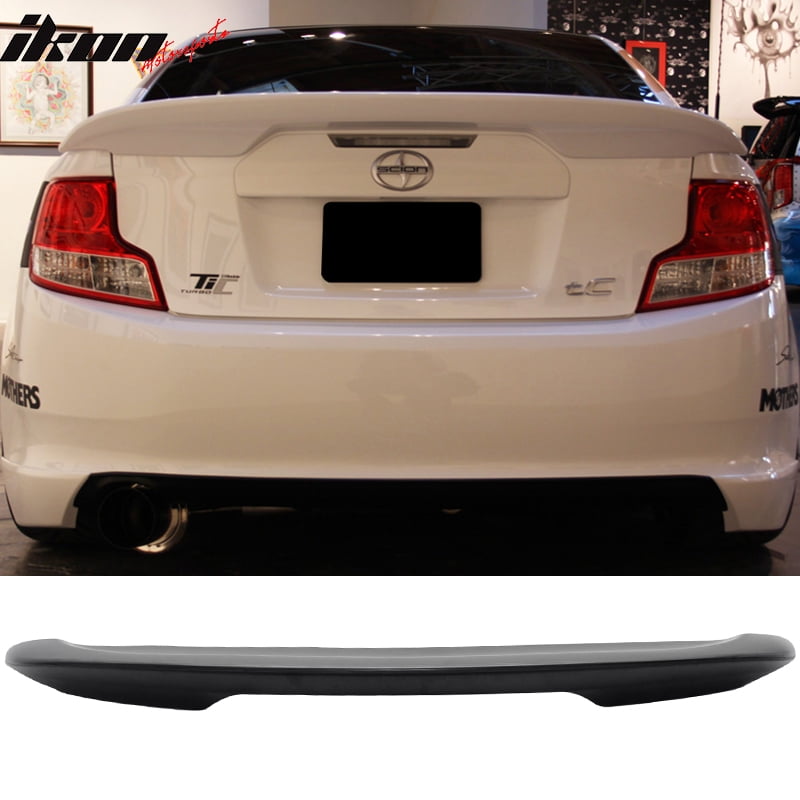 fits 11-16 scion tc oe style factory rear trunk abs spoiler wing - abs ...