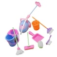 thumbnail image 1 of Tholdsy Kit de juguetes de simulación para niños, herramientas de artificiales, cepillo de fregona para el hogar, cubeta de vacío, juego de 9 Type3 NO3 Tholdsy FN000389-01, 1 of 6