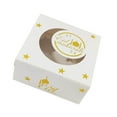 thumbnail image 1 of Cupcake Box with Window Put 4 Cupcakes for inch    Package Includes:  Small Cakes Biscuit Cupcakes, 1 of 9