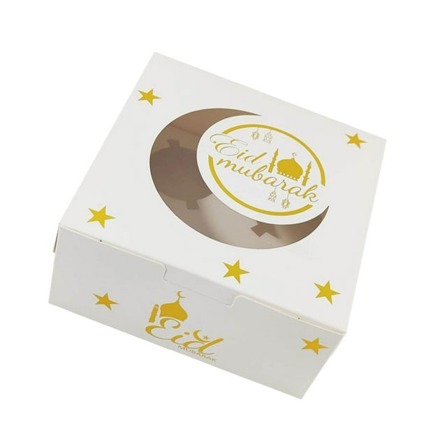 Cupcake Box with Window Put 4 Cupcakes for inch Package Includes: Small Cakes Biscuit Cupcakes
