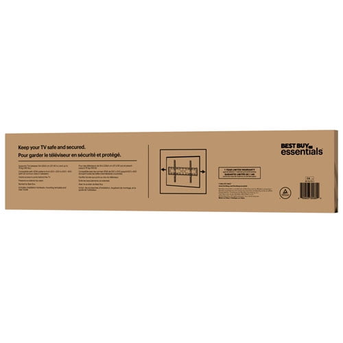 Best Buy Essentials Full Motion TV Wall Mount for 47"–84" TVs, Swivel, Tilt, Extendable, Black (BE-MLFM-C)