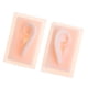 thumbnail image 1 of 1 par de herramientas de aprendizaje de modelo de práctica de acupuntura de oído de silicona de tamaño natural, 1 of 7