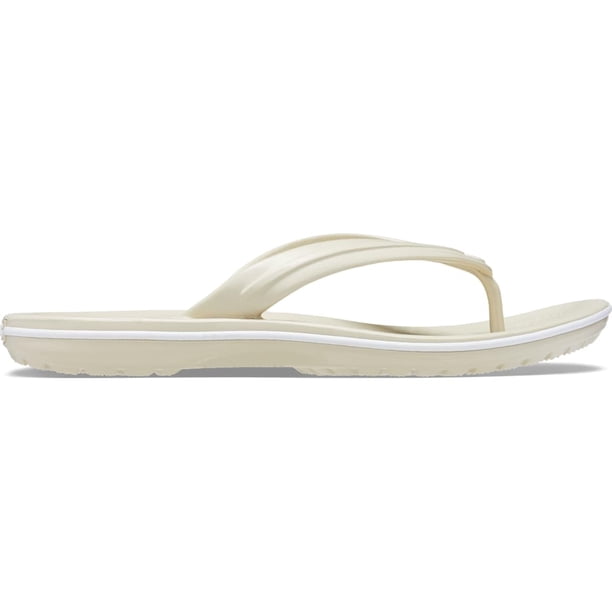 Sandalia Crocs Crocband Unisex Hueso Talla 12 Hombre / 14 Mujer