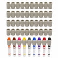 thumbnail image 3 of Marker Holders (5 Pack): Silicone Organizers for Broad Tip Markers, Prevent Lost Lids, Portable, Value Family Size, Dishwasher Safe, 3 of 7