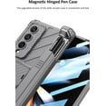thumbnail image 2 of case for Z Fold4 Case with Hinge Protection, Galaxy Z Fold4 Case with Built-in Screen Protector & Kickstand & S Pen Slot Case for Samsung Galaxy Z Fold4, Mist Gold, 2 of 10