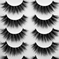 thumbnail image 2 of Pestañas postizas de visón sintético 3D con aspecto natural de lanflower, 20 pares, 2 of 7