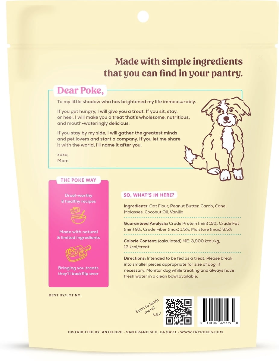 (Pack Of 6) Pokes Pantry Dog Treat Birthday Cake 8 Oz