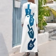 thumbnail image 3 of Nes Gadol Haya Sham dreidel dreydl dreydlekh sevivon Vestido largo Vestido de verano para mujer 2024 Vestido elegante, 3 of 5