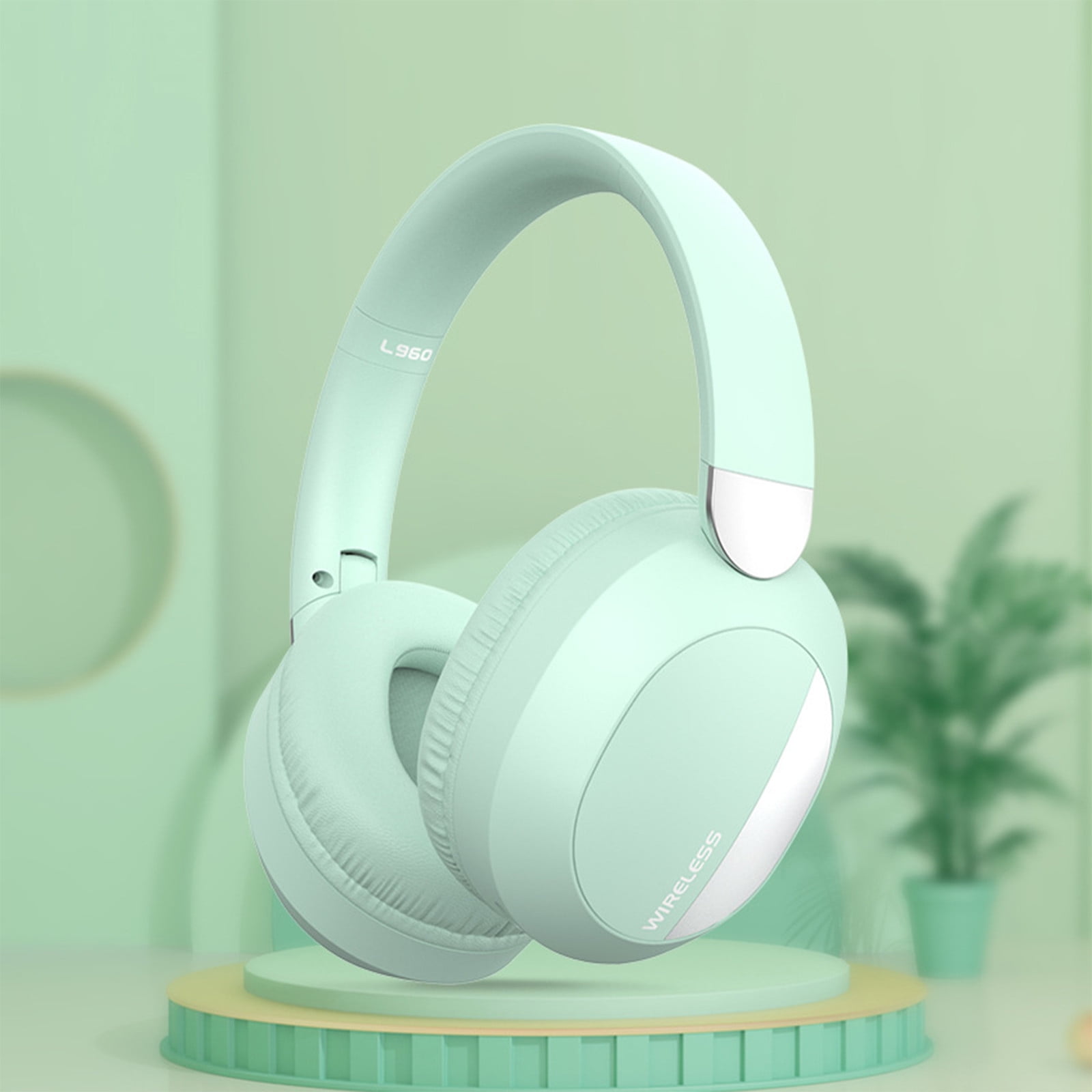 Wireless Headphones Over Ear, 70H Playtime Headphone Wireless Bluetooth 5.1,3EQ Modes & HiFi Stereo Bluetooth Headset with Deep Bass, Foldable Lightweight Headphones with Microphone for Travel/Work