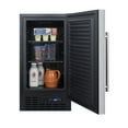 thumbnail image 2 of Summit Appliance FF1843BCSS 18 in. Freestanding Counter Depth Compact Refrigerator, Stainless Steel, 2 of 3