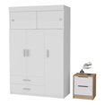 thumbnail image 1 of FM FURNITURE  Elirya 2 Piece Bedroom Set Multi-Color Engineered Wood, 1 of 6