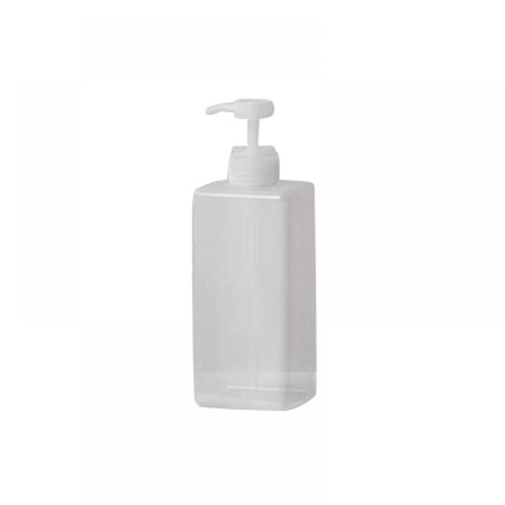 250/450/650ml Modern Square Plastic Refillable Foaming Hand Soap Dispenser Pump Bottle for Bathroom Vanities or Kitchen Sink, Countertops