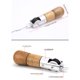 thumbnail image 4 of Fiudx Máquina de Coser de Cuero Diy, Mango de Madera con Estructura de Acero, Hilo Encerado para Cuero y Tela, Herramienta Portátil para Manualidades y Reparaciones, Ideal para Proyectos Domésticos y, 4 of 7