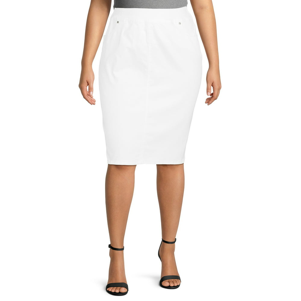 Alivia Ford - Alivia Ford Women's Plus Size Pull-On Denim Skirt ...