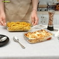 thumbnail image 5 of Set of 4 Rectangular Glass Baking Dishes, Perfect for Pasta, Leftovers & Cooking, Oven Freezer & Dishwasher Safe, Essential Kitchen Bakeware, 5 of 8