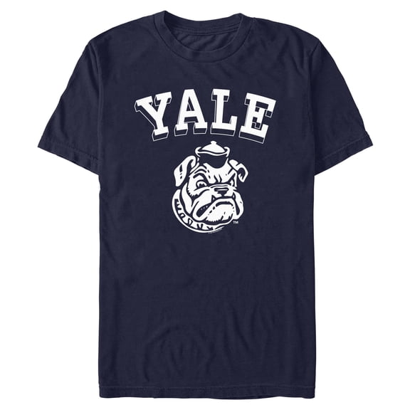 Mens Yale University Handsome Dan Face T Shirt