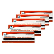 5 Pack QC Diclofenac Sodium Topical Gel Treatment for Arthritis Pain 3.53 oz