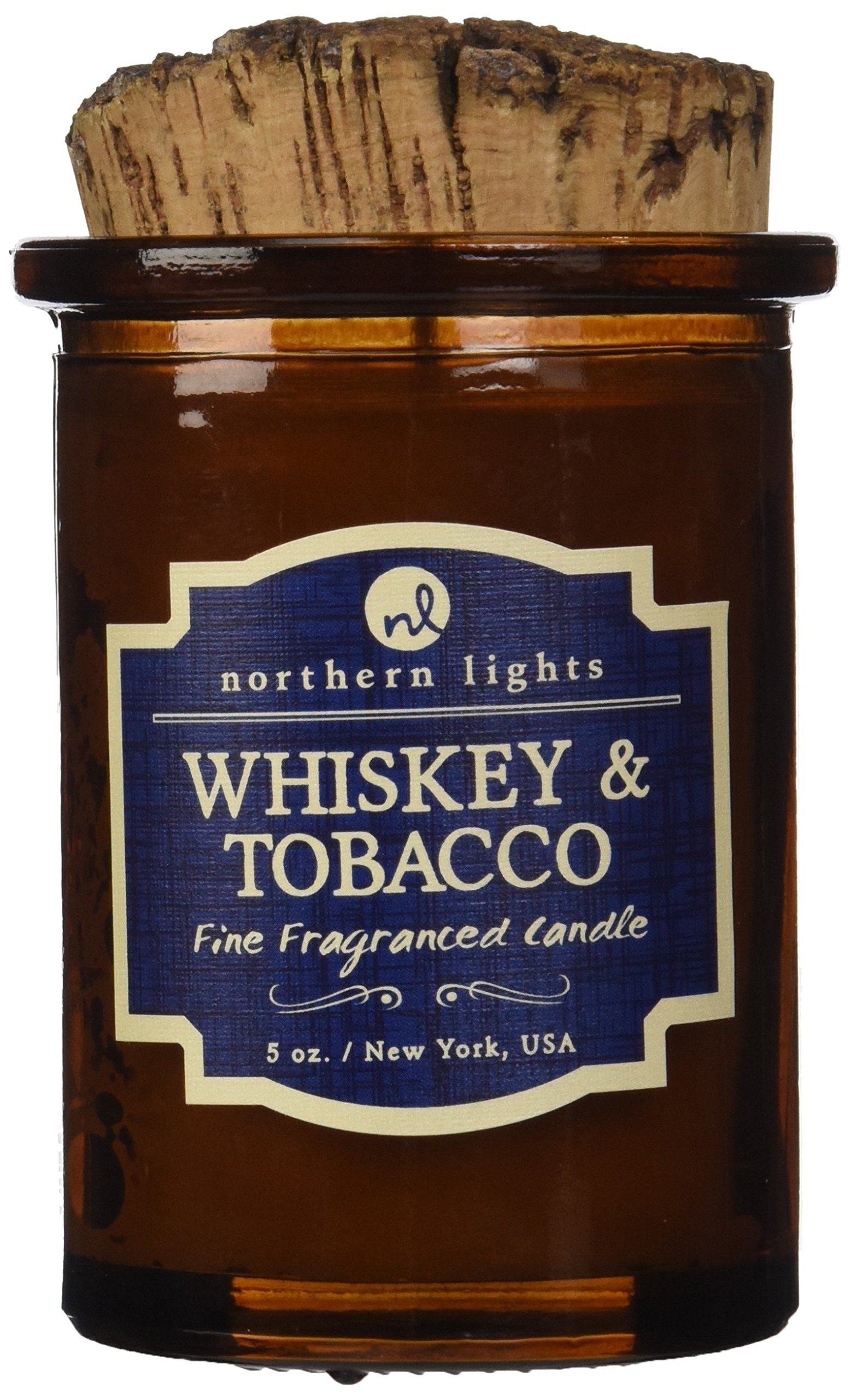 Northern Lights Candles Whiskey and Tobacco Spirit Candle 5 oz