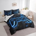 thumbnail image 3 of Castle Fairy Teens Blue Gamepads Twin Bedding Sets,Video Game Bedding Comforter Set, 3 of 8