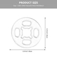 thumbnail image 3 of Weiweiguan 2 Bags Transparent Plastic Concealed Buttons Practical Clothes Snap Buttons, 3 of 6