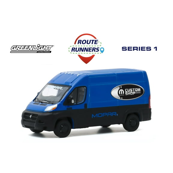 2018 Dodge Ram Promaster Cargo Van, Mopar Custom Shop - Greenlight 53010C/48 - 1/64 scale Diecast Model Toy Car