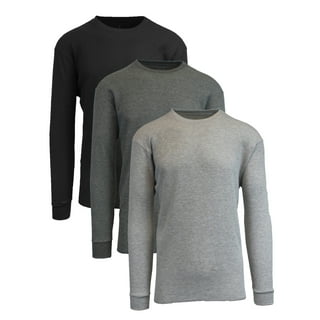 Men's Black and Gray A-Shirts, 4 Pack - Walmart.com