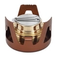 thumbnail image 2 of LJNYFDC Réchaud de Pique-Nique Mini Réchaud Extérieur avec Support Couvercle Réglable Pliable Poignée Coupe-Vent Camping Randonnée Brûleur Fourneau, 2 of 7