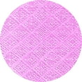 thumbnail image 1 of Ahgly Company Indoor Round Oriental Pink Industrial Area Rugs, 4' Round, 1 of 4
