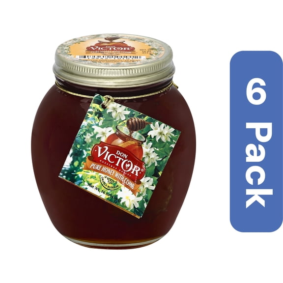 Don Victor Honey & Comb 16 oz (Pack Of 6)