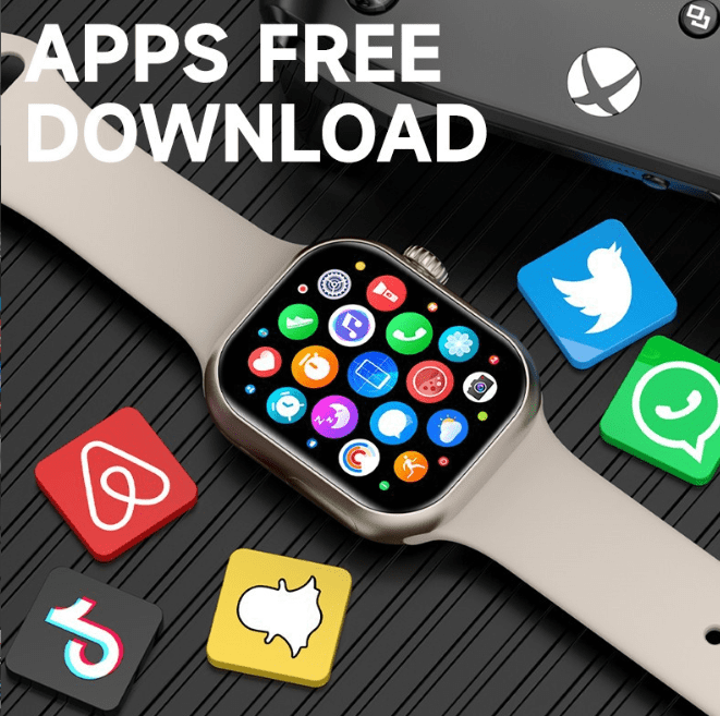 5G Smart Watch with SIM Card Slot, Side Button Design Integrated Chip Adult Smartwatch