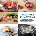 thumbnail image 6 of Vegetable Steamer Baskets Folding Expandable Steamer Inserts for Instant Pot Accessories, Safety Tool, Stainless Steel, Pressure Cooker, Pot in Pot, Food Steamer Cooking(fit pots for 6" to 10"), 6 of 7