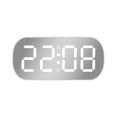 thumbnail image 3 of Reloj despertador digital Reloj electrónico con pantalla de temperatura Reloj digital Reloj de mesa pequeño para personas con sueño ligero LED Macarena despertador digital, 3 of 8