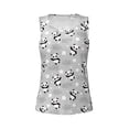 thumbnail image 4 of Haiem Pandas Between Clouds and Stars Workout Tank Tops for Women, Athletic Sports Slim-Fit Tank Tops, Compression Sleeveless Dry Fit Shirts,Athletic Shirt-Large, 4 of 9