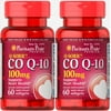Puritan's Pride Q-SORB Co Q-10 100 mg-60 Rapid Release Softgels 2 PACKS FREE SHIPPING