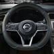 thumbnail image 5 of Protector para volante de coche de cuero Pu tipo D para Nissan x-trail Qashqai Rogue Sport Rogue 2017 2018 2019 2020 2021 Altima Versa, 5 of 5