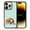 English Bulldog Dog Lying Down Looking Up, variant on WIRESTER Shockproof Soft Rubber Cover Case for Apple iPhone 14 Pro Max 6.7" 2022, French Bulldog Butt Looking Back On Light Blue Background