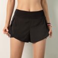 thumbnail image 4 of Shorts for Women, Workout Shorts for Women, Quick-Dry Running Shorts Sport Layer Elastic Waist, Womens Biker Shorts, 4 of 7