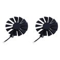 thumbnail image 1 of Ventilador de refrigeración para tarjeta gráfica T129215SM de 95 mm y 12 V CC, compatible con STRIX RX470, RX570, RX580, GTX 1050Ti, 4 pines y 13 aspas., 1 of 5