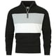 thumbnail image 1 of pstuiky camisas de manga larga para hombre, Camisa informal para hombre con media cremallera, color block, cuello alto y mangas largas camisetas de hombre s, 1 of 9