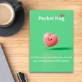 thumbnail image 3 of 60pcs Pocket Hug Cards, Lovely Pocket Card Deco for Lucky Gifts for Family and Friends,Super Cute Heart  Emotional Support, Suitable for Desks, Hug Cards Christmas Stocking Decor Supplies for Girls, 3 of 7