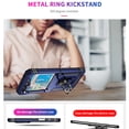 thumbnail image 7 of Compatible with Samsung Galaxy Z Flip 6 Case Built-in 360 Ring Holder Kickstand, Extreme Protection Military Armor Magnetic Car Dual Layer Protective Heavy Duty Phone Cover,Blue, 7 of 7