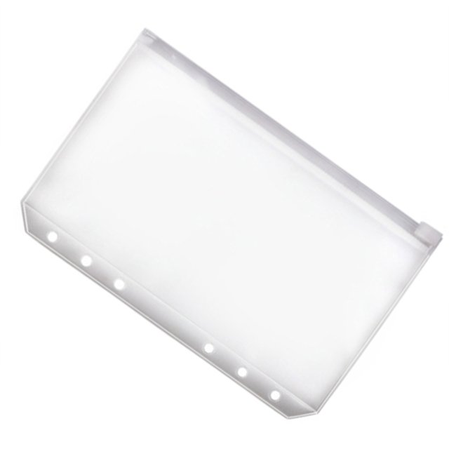 Seitruly Contenedor de bolsa con cremallera de 10 piezas, prácticos archivadores impermeables, contenedores de almacenamiento para documentos simples Carpetas de archivos A7 transparente
