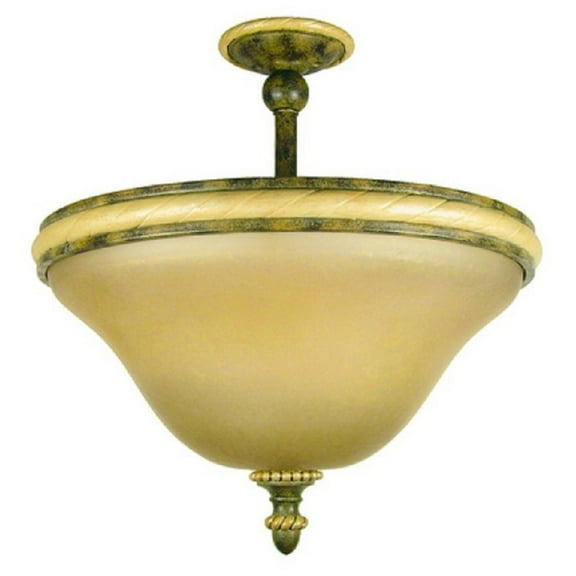 Ahwahnee Collection Two Light Semi-Flush Mount