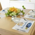 thumbnail image 4 of Ambesonne Watercolor Place Mats Set of 4, Pacific Tang Fish, Standard Size, Yellow, 4 of 6