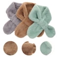 thumbnail image 3 of 3pcs Kids Scarf Winter Scarf Plush Warm Scarf Toddler Scarf for Boy Girl, 3 of 8
