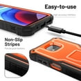 thumbnail image 4 of ExoGuard For Moto G Power 2021 Case, Phone Case with Screen Protector and Kickstand (Orange), 4 of 7