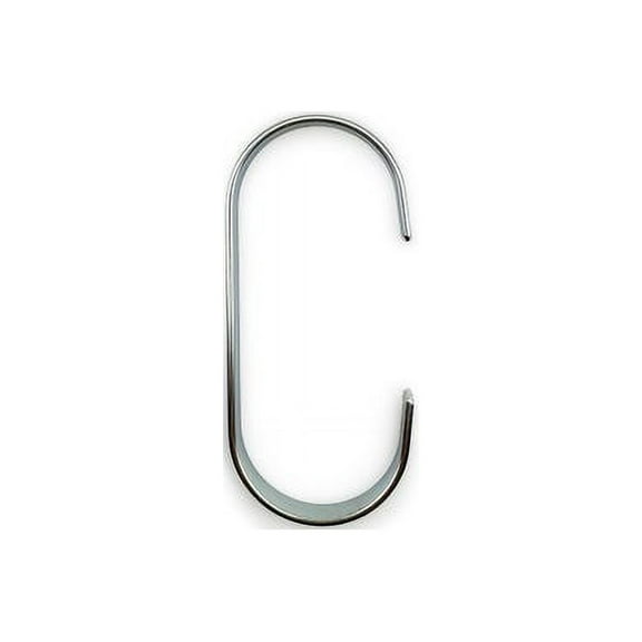 NAHANCO C Shaped Accessory Hook Hanger, Chrome – 100 Count