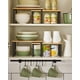 thumbnail image 2 of Kitchen supplies supplier, 4-layer combined kitchen cabinets, stackable and extendable, black and natural color options, 2 of 11