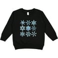 thumbnail image 2 of Inktastic Winter Snowflakes Toddler Sweatshirt, 2 of 4