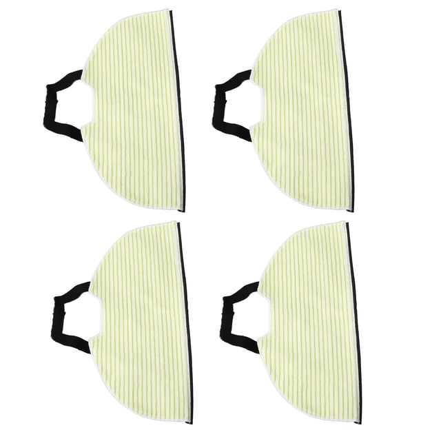 Almohadillas De Fregona Para Robot Aspirador, Almohadillas De Repuesto Para Fregona Reutilizables, 4 Piezas De Microfibra De Fuerte Absorción De Agua Para Shark RV2610WA